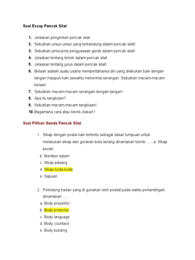 Pencak Silat | PDF