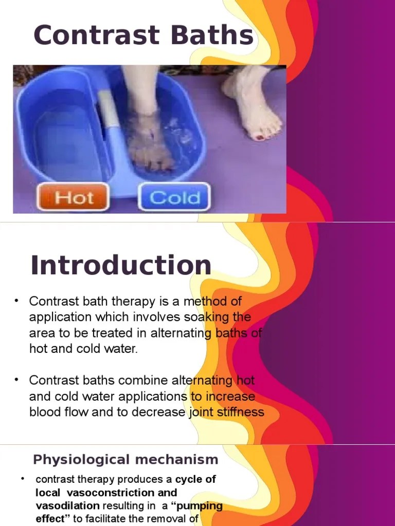 Contrast Bath MKK PDF Vasodilation Medical Specialties
