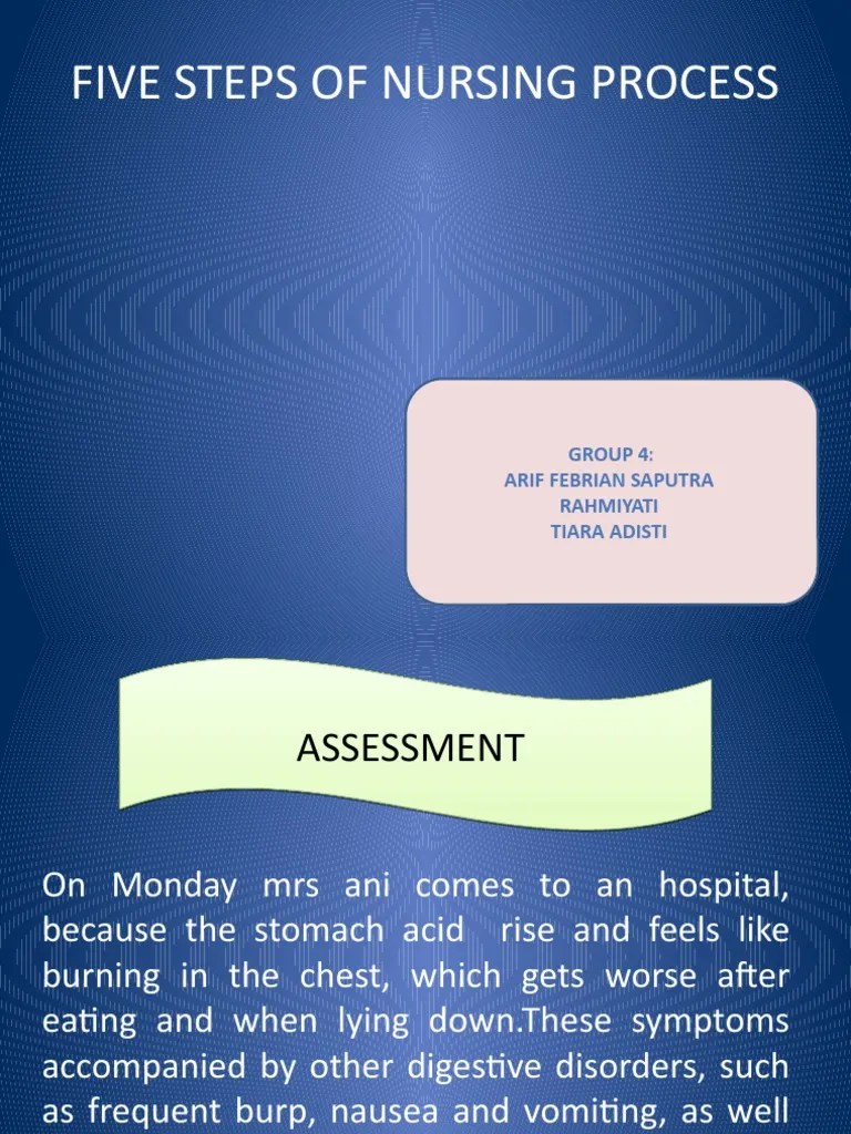 Five Steps of Nursing Process PDF