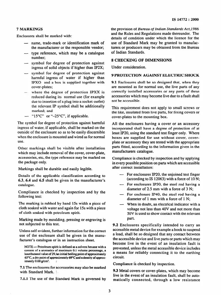 Protection Against Electric Shock | PDF | Electricity | Equipment