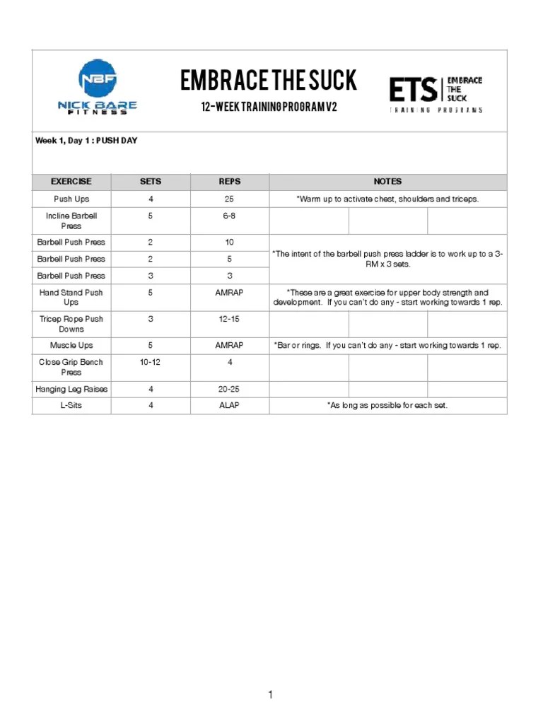 Etsv2Week1 Pdf | Pdf | Recreation | Physical Exercise