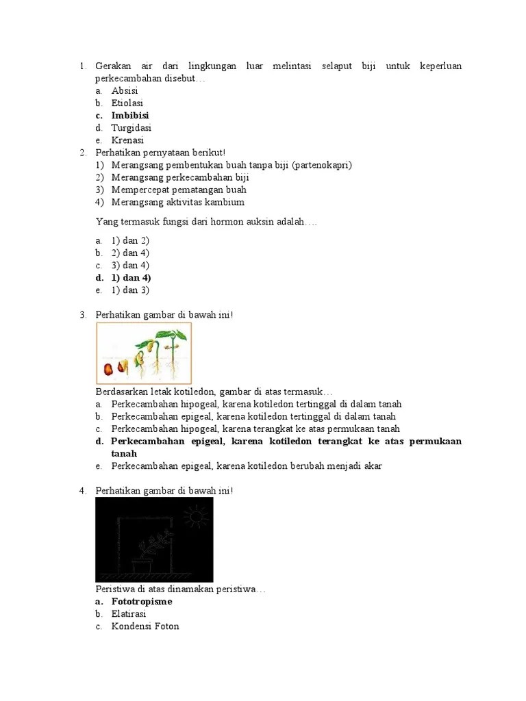 Kumpulan Soal Biologi | PDF