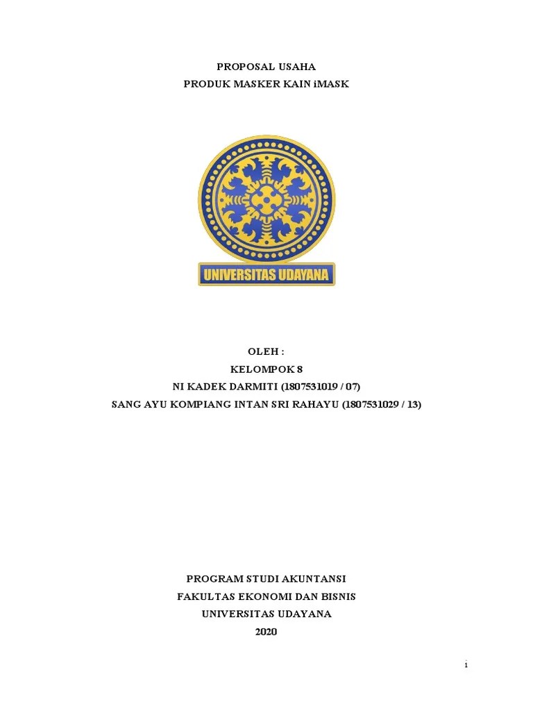 Kelompok 8, Proposal Usaha, Kelas A5 PDF | PDF