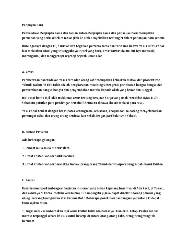 Pekabaran Injil Pribadi | PDF