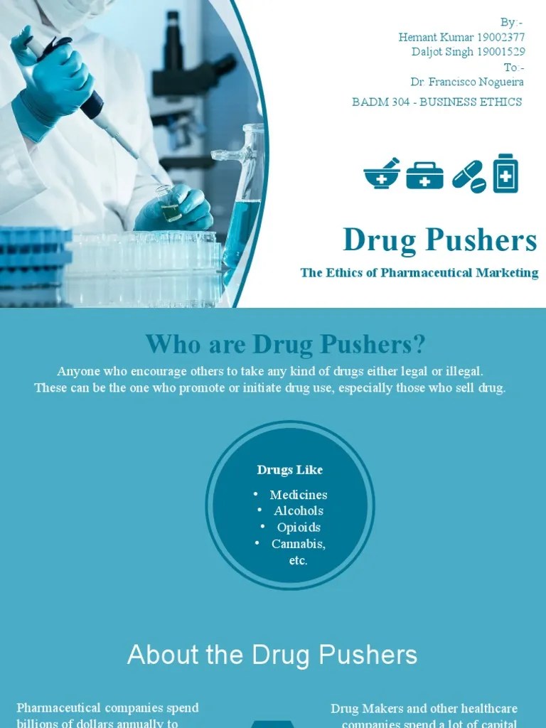 Drug Pushers PDF Physician Drugs