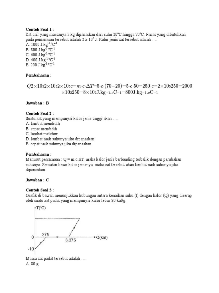 Soal Kalor | PDF