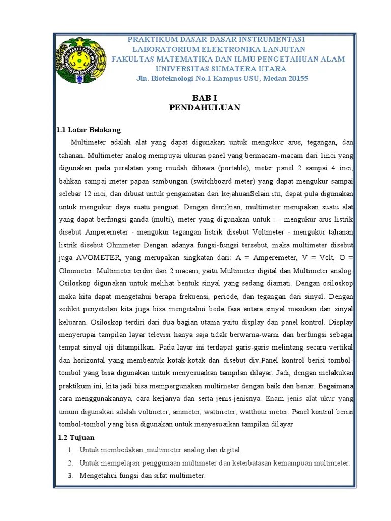 Jurnal 1 Multimeter PDF