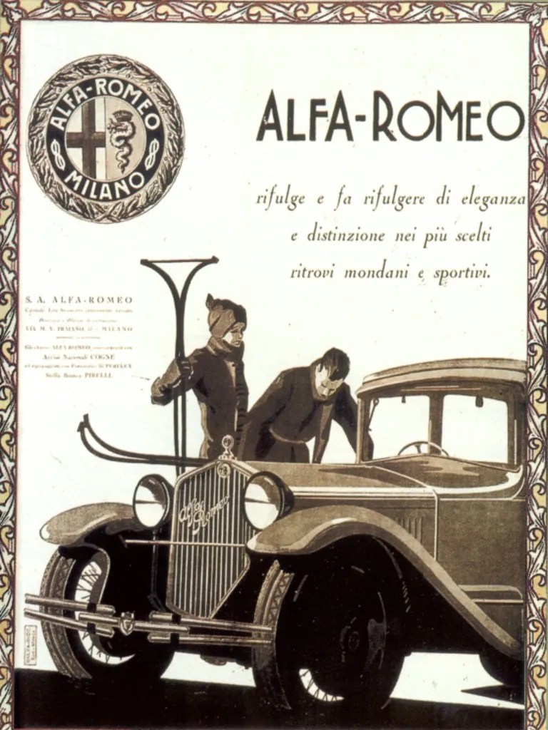 Poster Alfa Romeo Sportivi