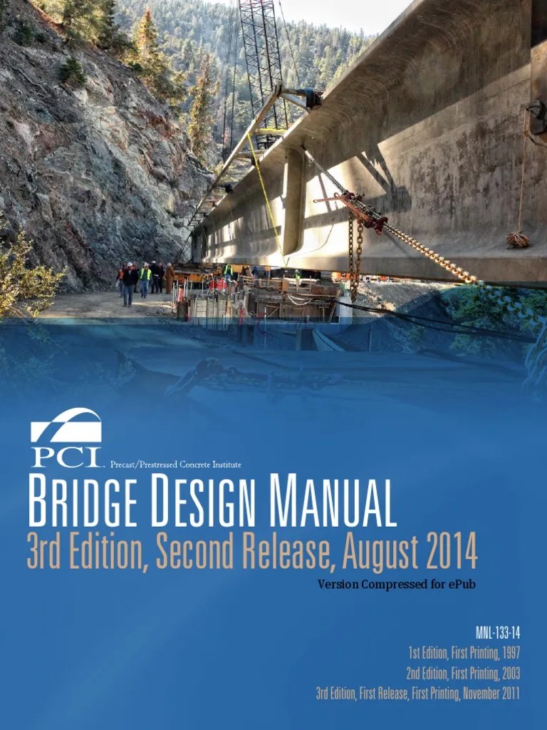 Bridge Design Manual, 3rd Edition MNL13311 PDF Prestressed