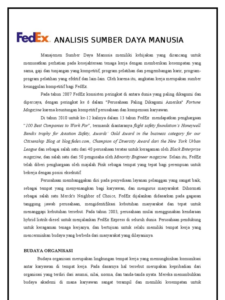 Analisis Sumber Daya Manusia 1