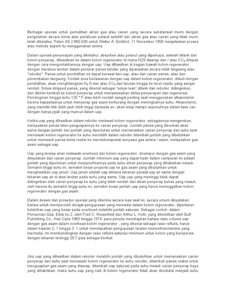 Amine Regeneration PDF