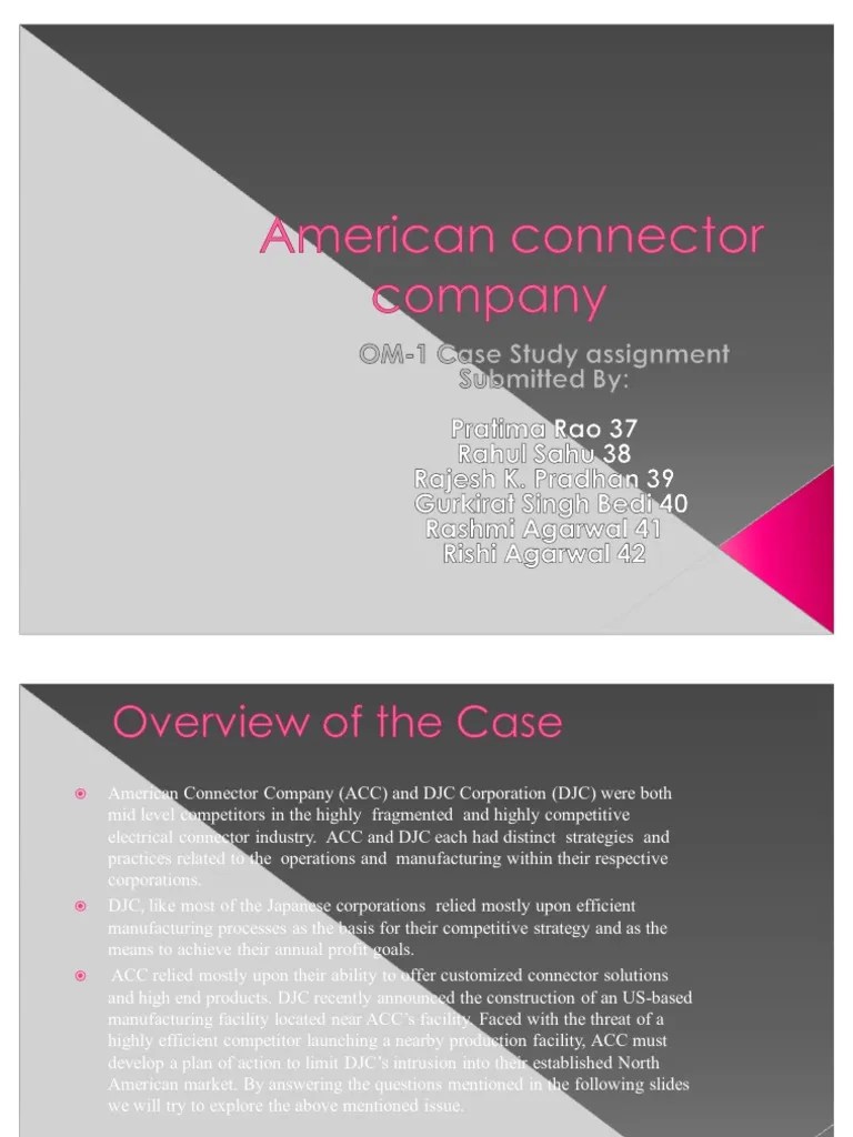 American Connector Company Suu PDF Innovation Automation