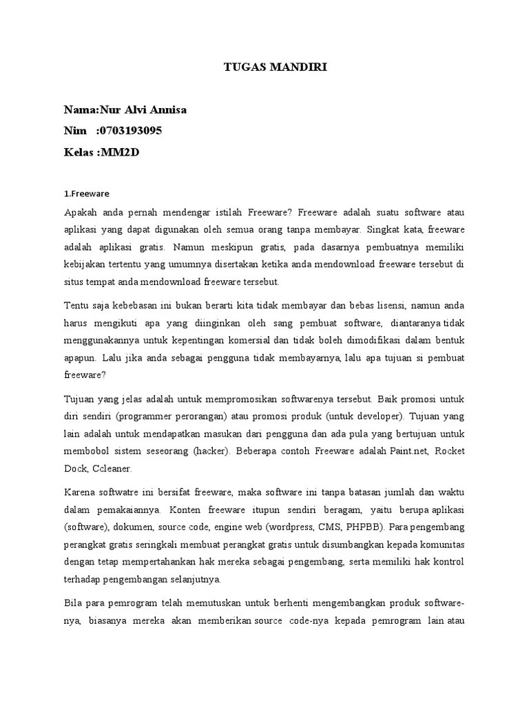 Perangkat Lunak Nur Alvi Annisa | PDF