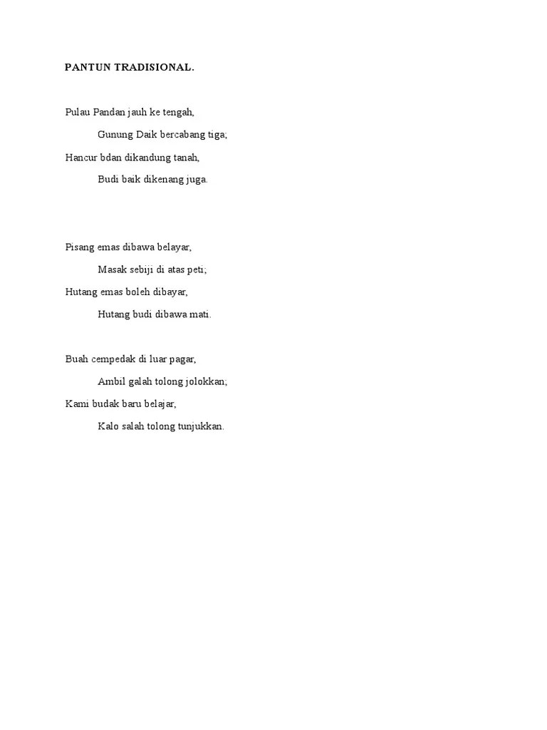 Maksud Peribahasa Gunung Daik Bercabang Tiga