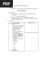 Lesson Plan In Elementary Mathematics Grade 4 | Pdf | Rectangle | Elementary Geometry