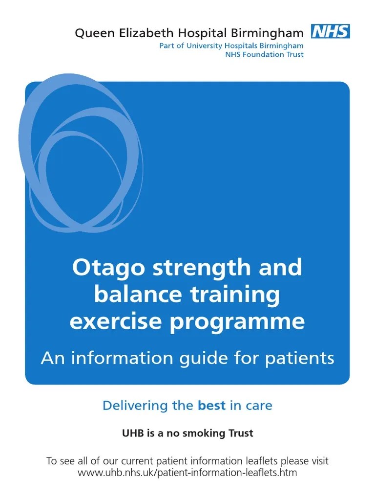 Otago Strength and Balance Training Exercise Programme An Information