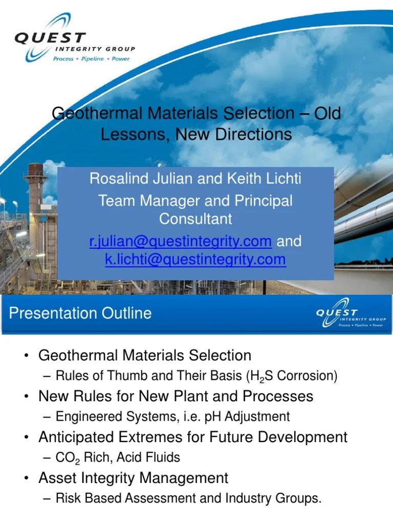 3.7.25July2014NZGAHERAGeothermalmaterialsselectionQuest Integrity