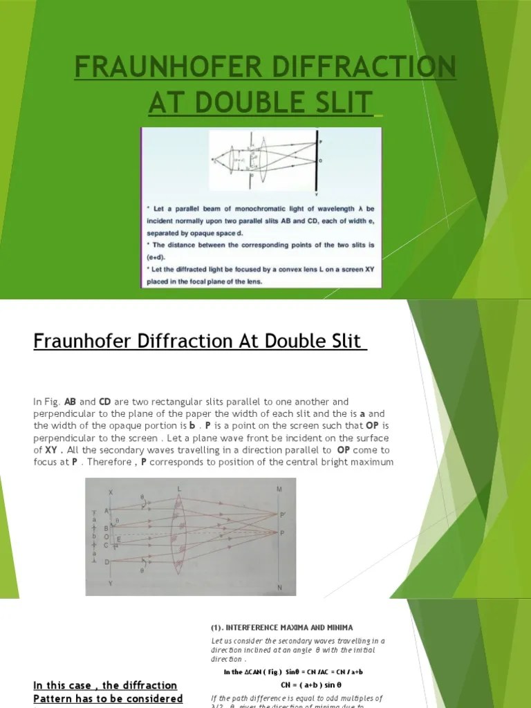 Fraunhofer Diffraction | PDF | Diffraction | Oscillation