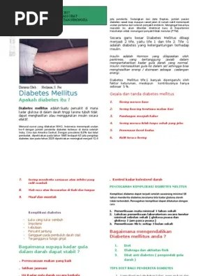 Buletin Diabetes | PDF