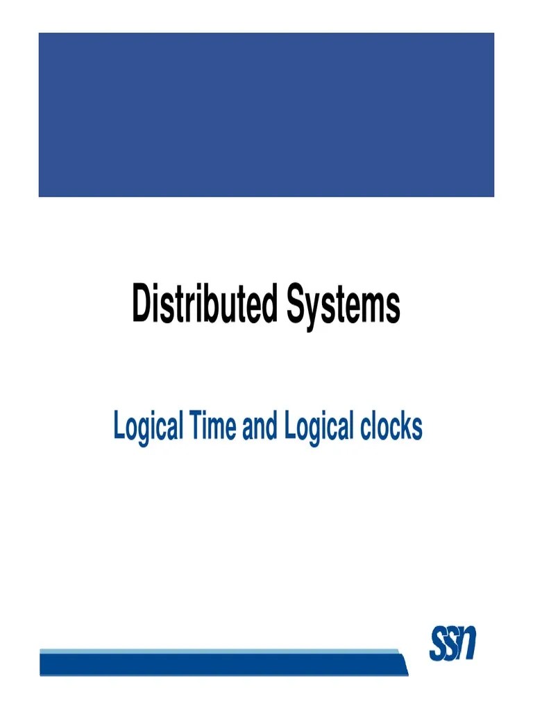 Logical Clock In Distributed System Tutorialspoint at Ruby Padilla blog