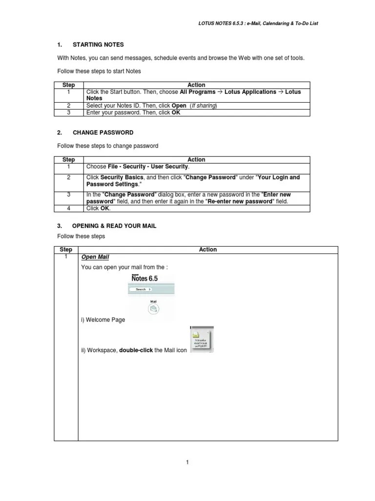 Lotus Notes Ibm Notes Computer File Free 30day Trial Scribd