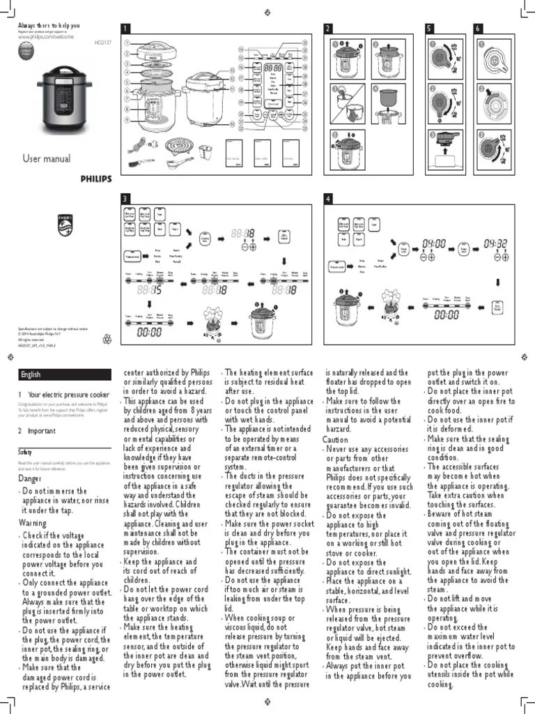 User Manual: Always There To Help You | PDF | Pressure Cooking