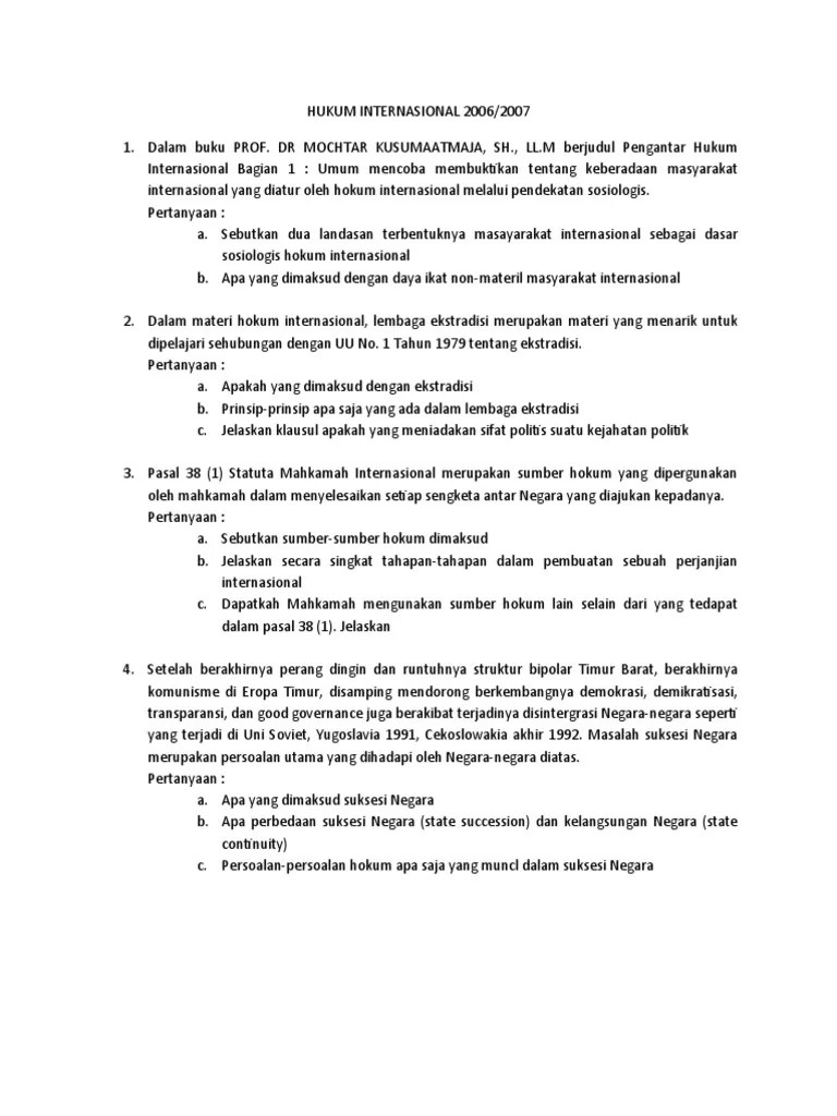 Sebutkan Tahap Tahap Pembuatan Perjanjian Internasional - Coba Sebutkan