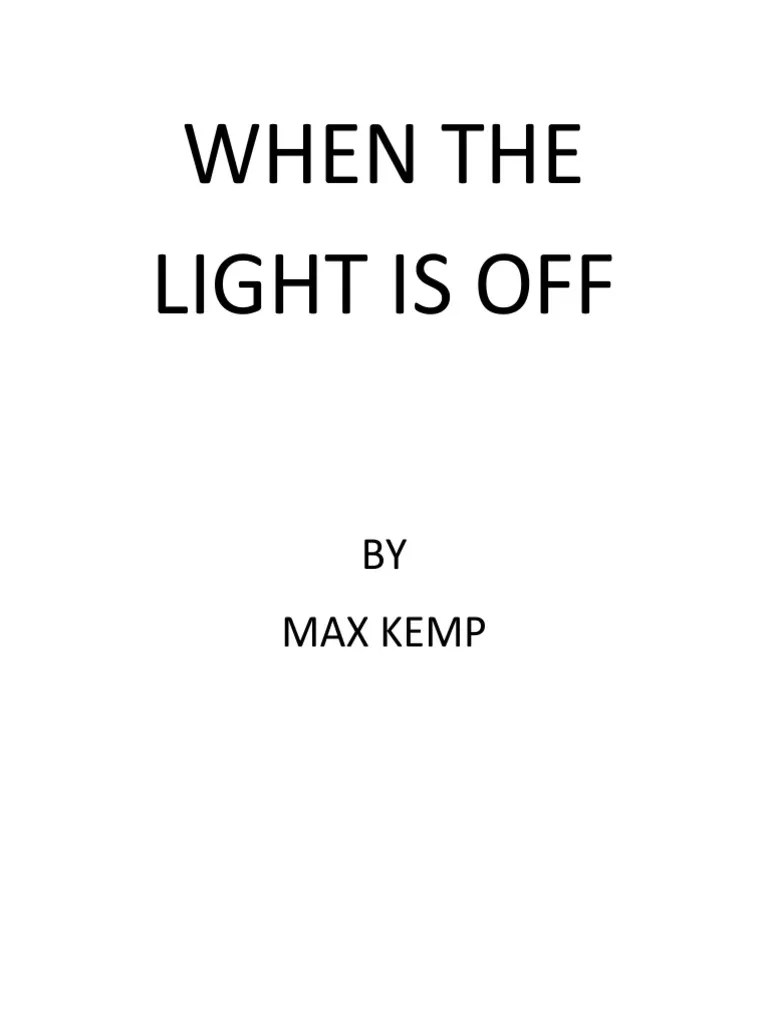 When The Light Is Off PDF