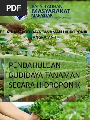 Pendahuluan Budidaya Hidroponik | PDF