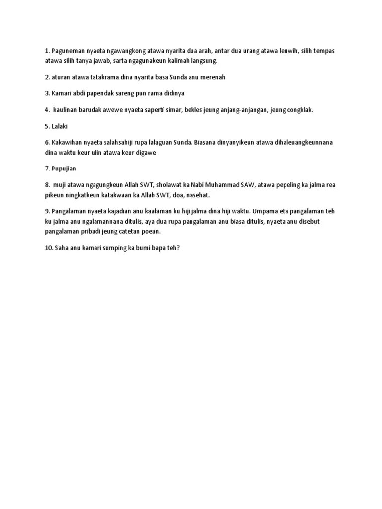 Abdus Somad Kelas 7D - Sunda | PDF