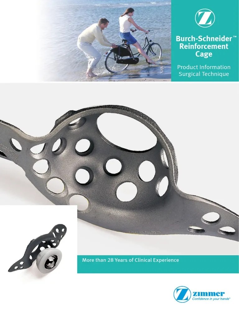 BurchSchneider Reinforcement Cage Product Information Surgical