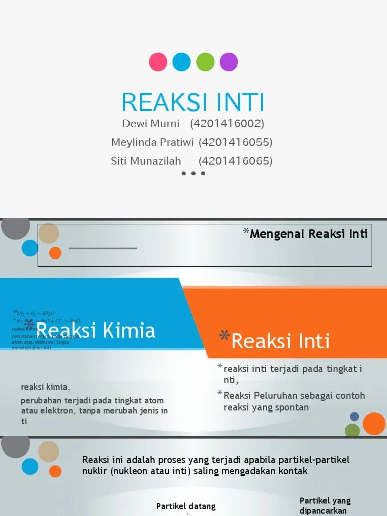 Reaksi Inti | PDF