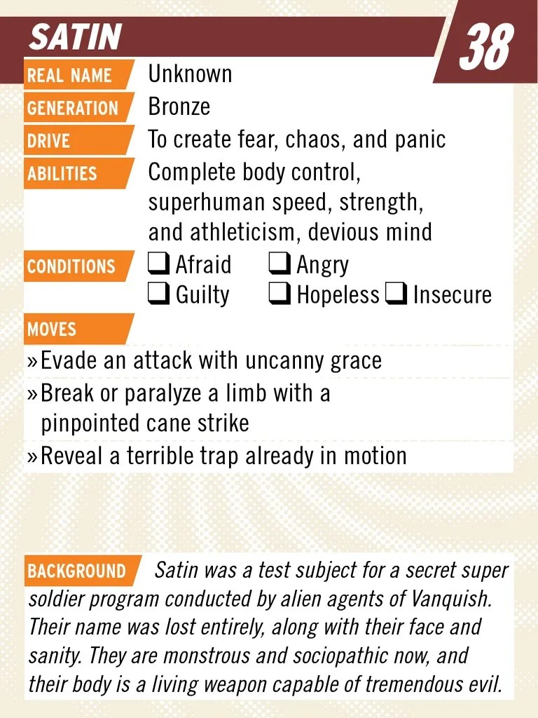 Masks A New Generation Deck of Villainy (2017) PDF Download Free PDF Infection Earthquakes