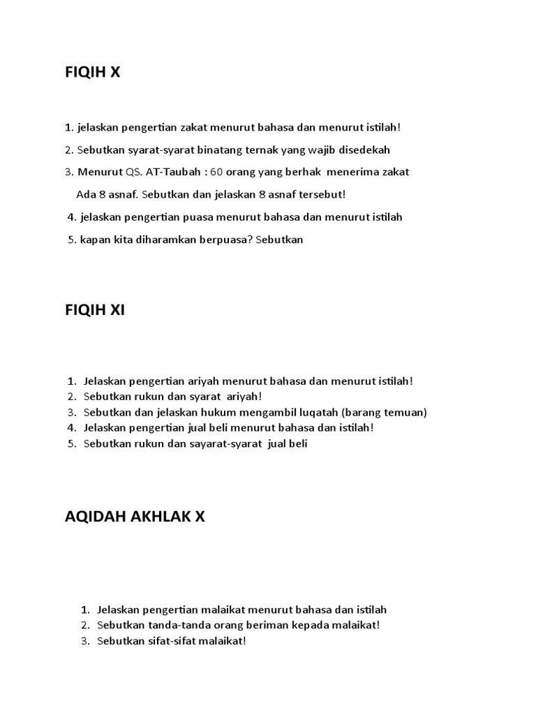 Soal Pat Toto | PDF