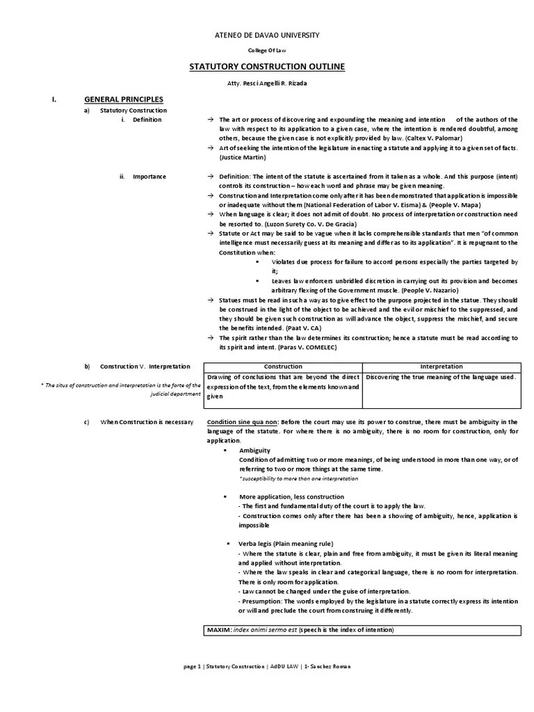 Statcon PDF Standing (Law) Statutory Interpretation