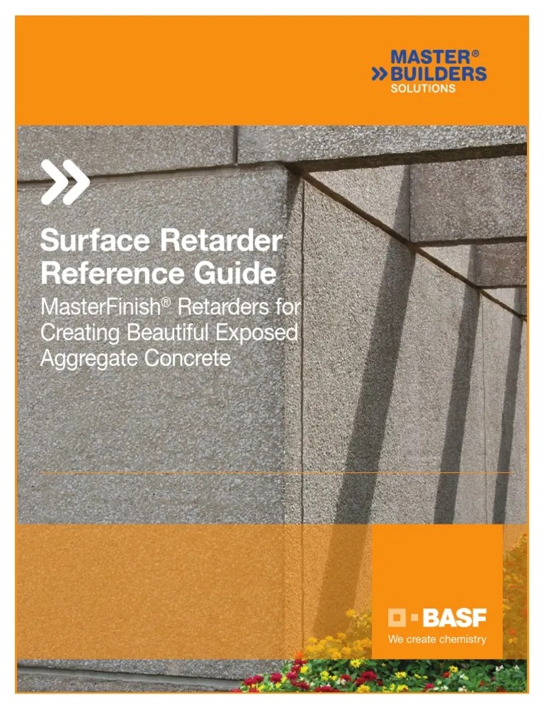 Surface Retarder Reference Guide Masterfinish Retarders For Creating