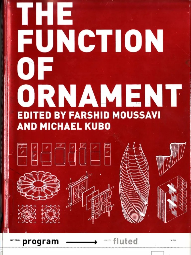 The Function of Ornament PDF Nature