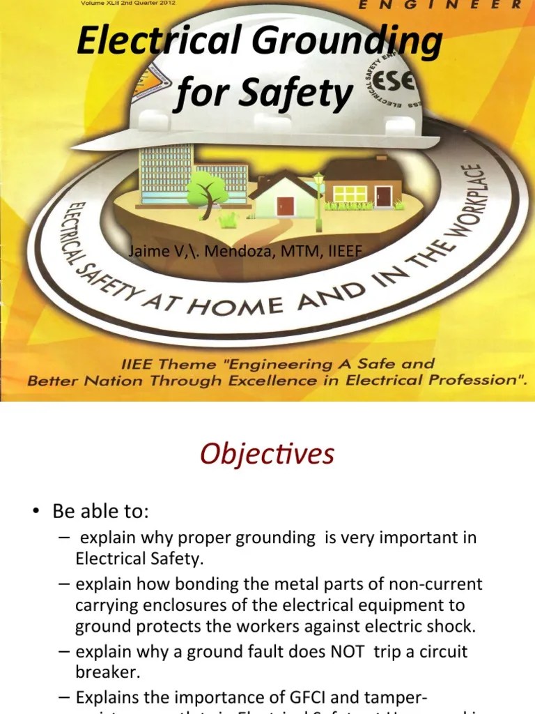 Electrical Grounding Safety Part 1 by Jaime V Mendoza PDF PDF