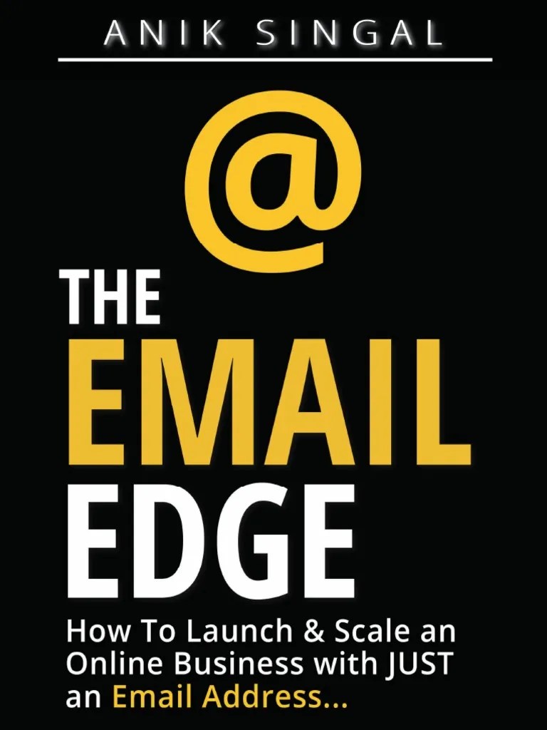 TheEmailEdgeBook Anik Singal Digital & Social Media Social Media