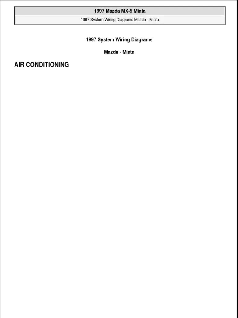 Miata Wiring NA8 Diagram | PDF | Product Introductions | Land Vehicles