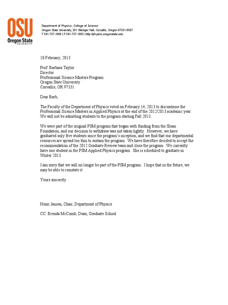 Oregon State University, 301 Weniger Hall, Corvallis, Oregon 973316507