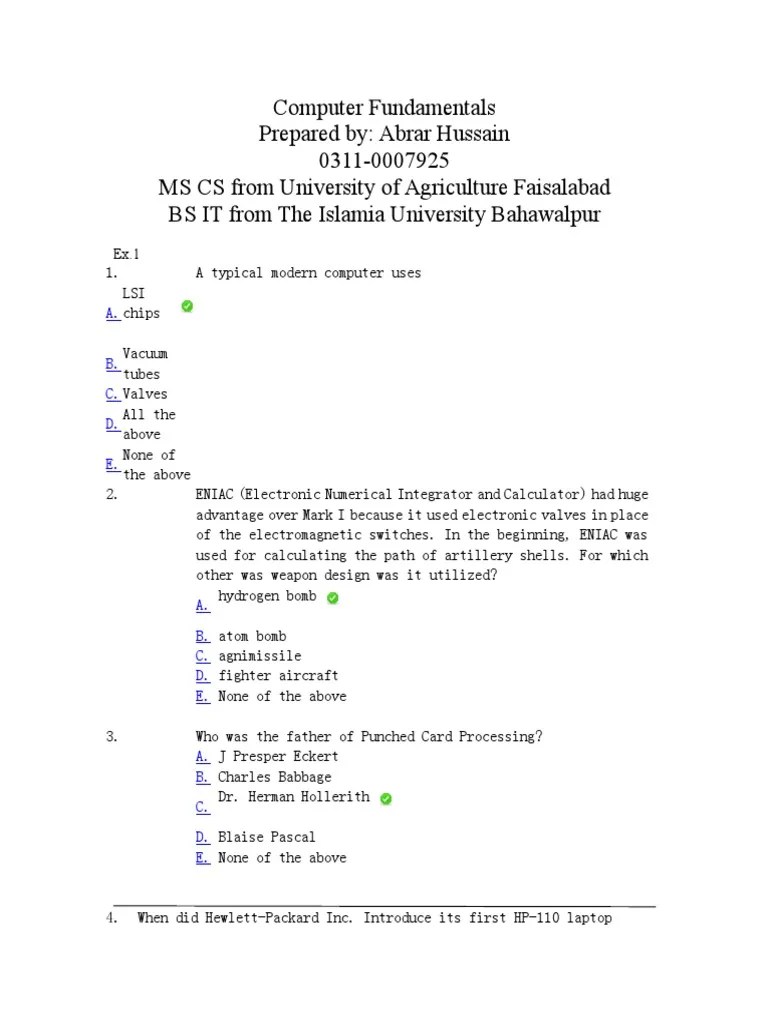 Computer Fundamentals PDF PDF Computer Data Storage Random Access