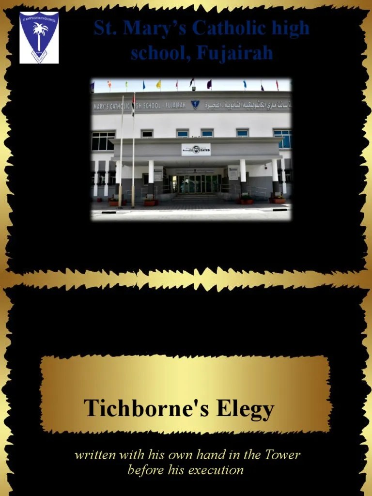 82 Tichborne's Elegy Background PDF Poetry