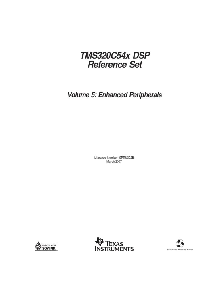 09 Spru302b DMA TMS320C54XX PDF Digital Signal Processor Digital Electronics