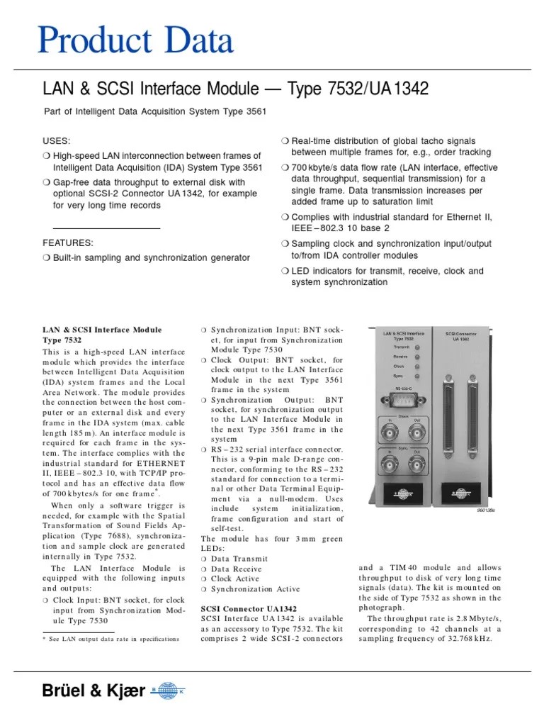HighSpeed LAN and SCSI Interface Module for Intelligent Data