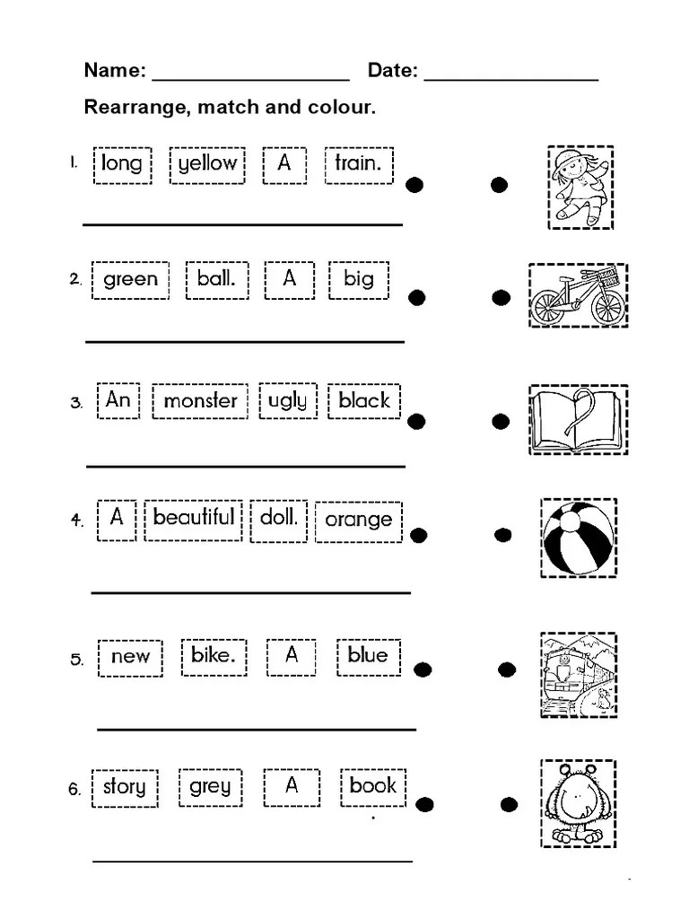 Worksheet Unit 2
