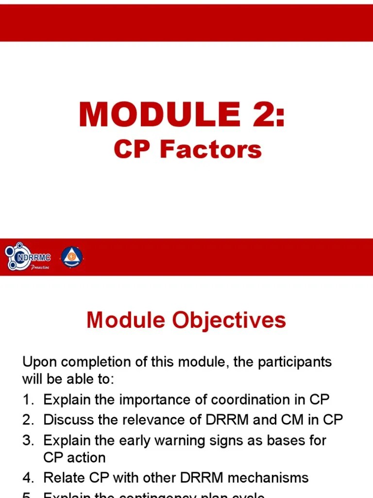 CP Factors Contingency Planning Training Course Download Free PDF Crisis Management Hazards