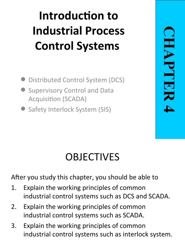 Intro To Industrial Process Control Systems PDF Scada Input/Output