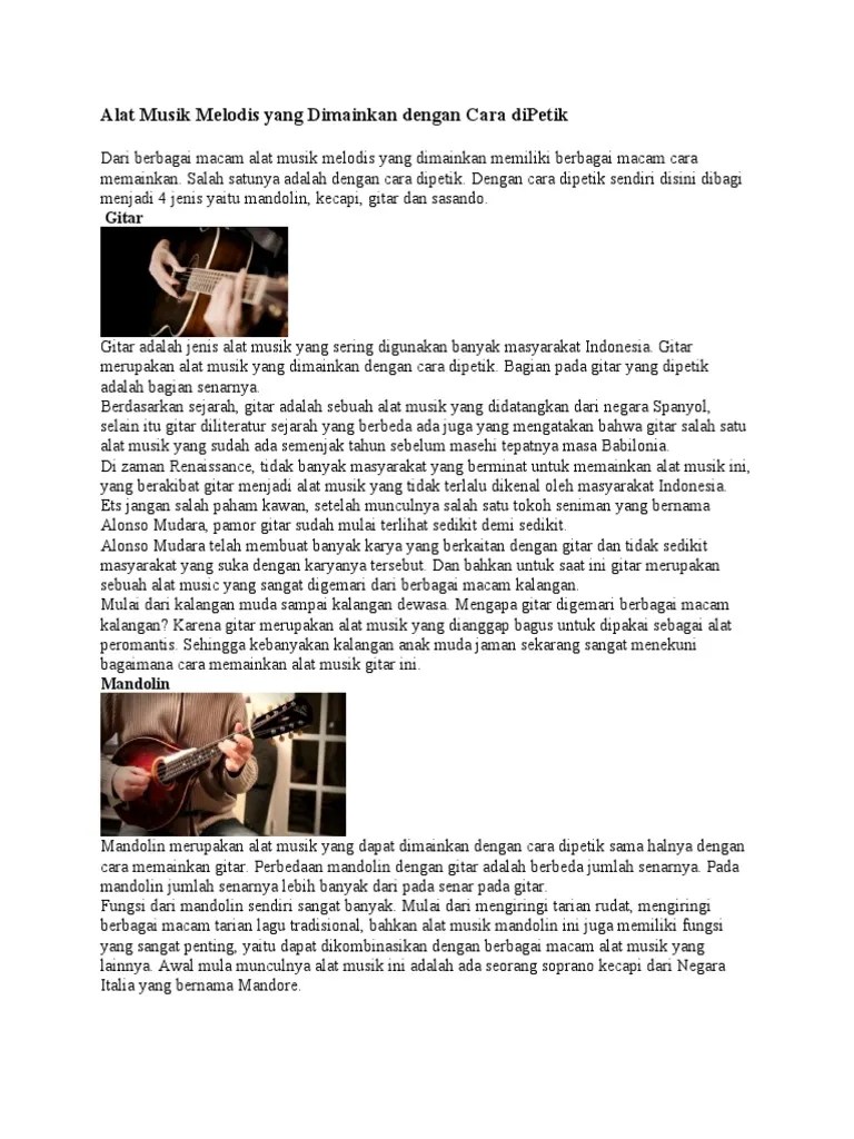 Alat Musik Villa | PDF