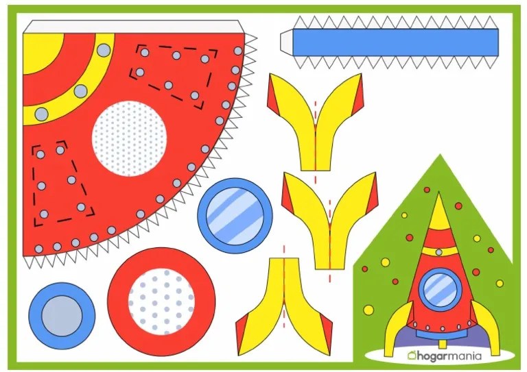 Como Hacer Un Cohete de Papel Hogarmania PDF PDF